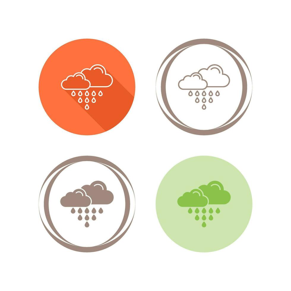 Acid Rain Vector Icon