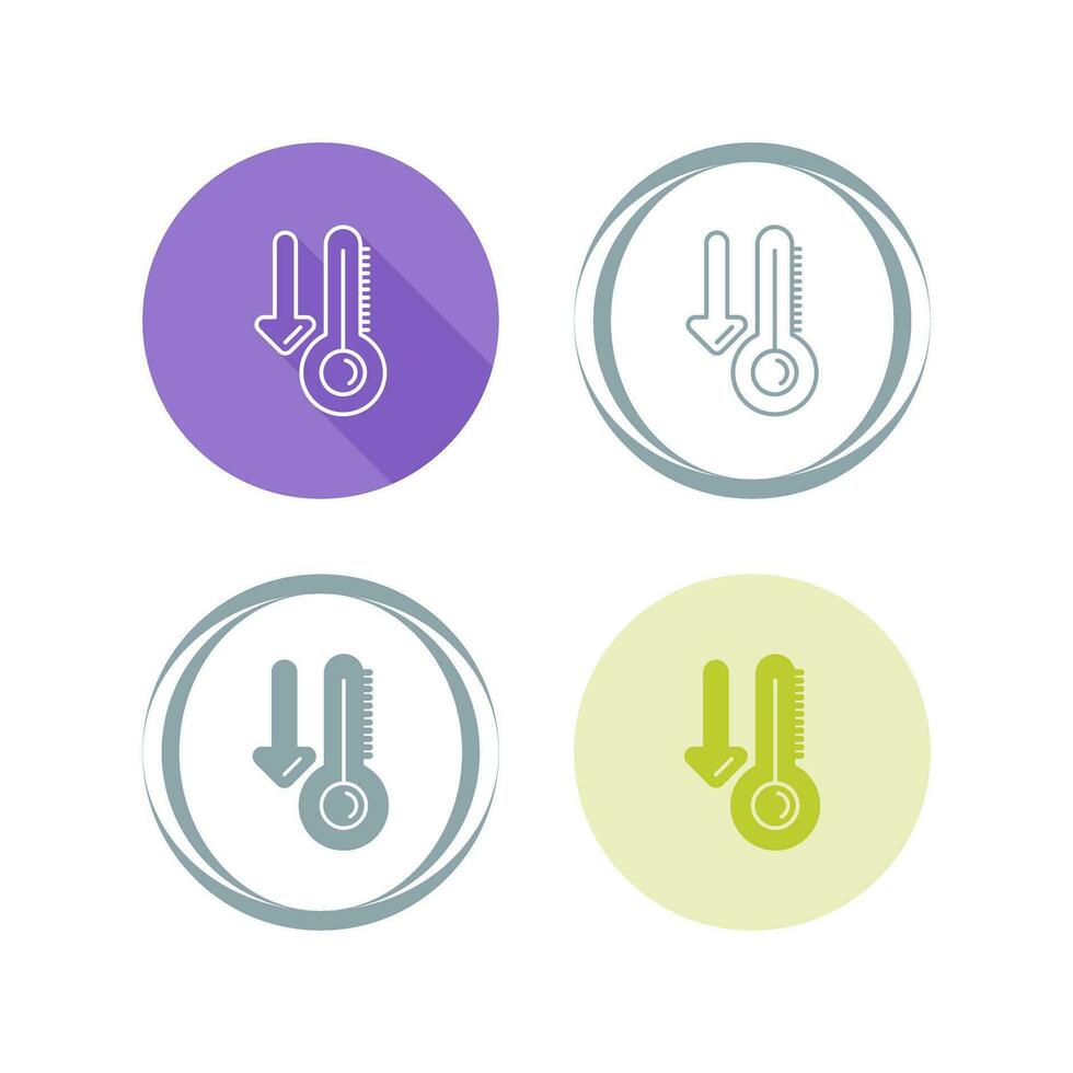 Low Temperature Vector Icon