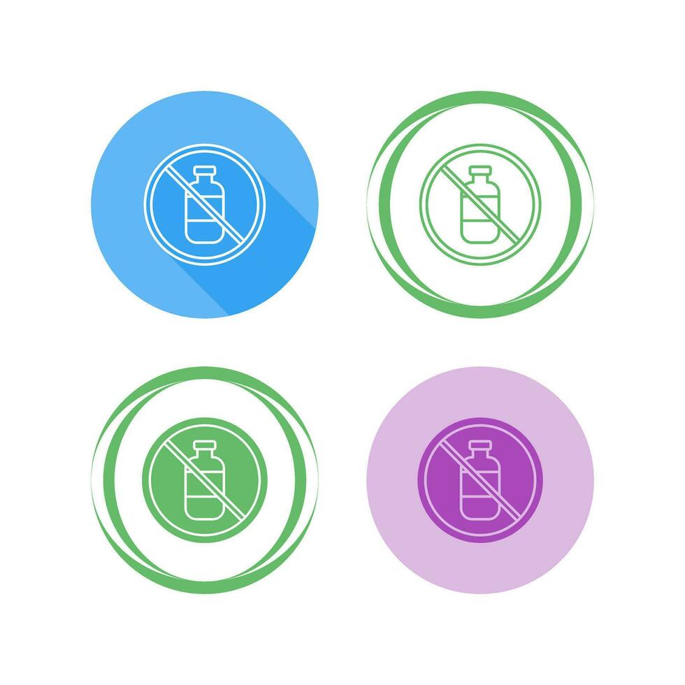 No Liquids Vector Icon