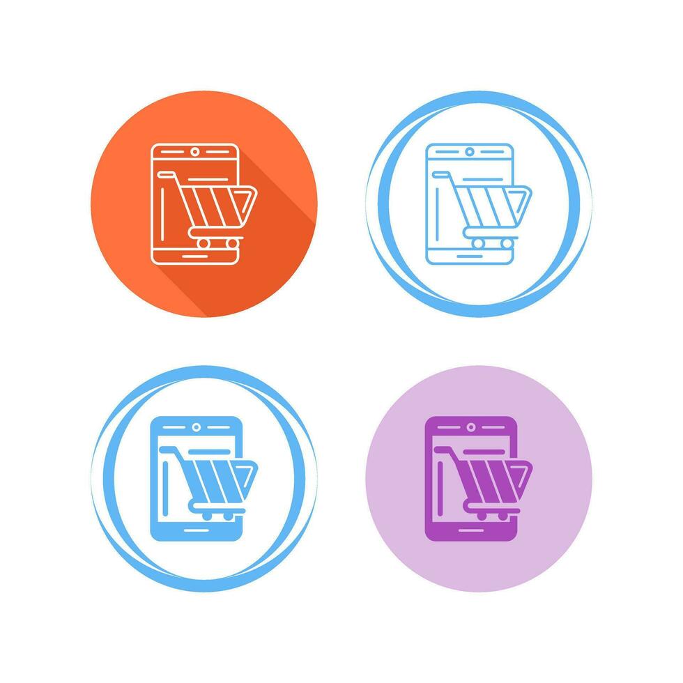 Online Shopping Vector Icon