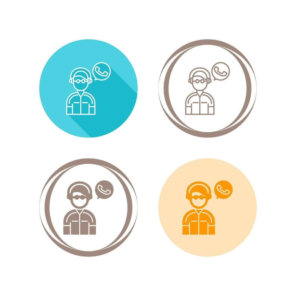 Contact Us Vector Icon