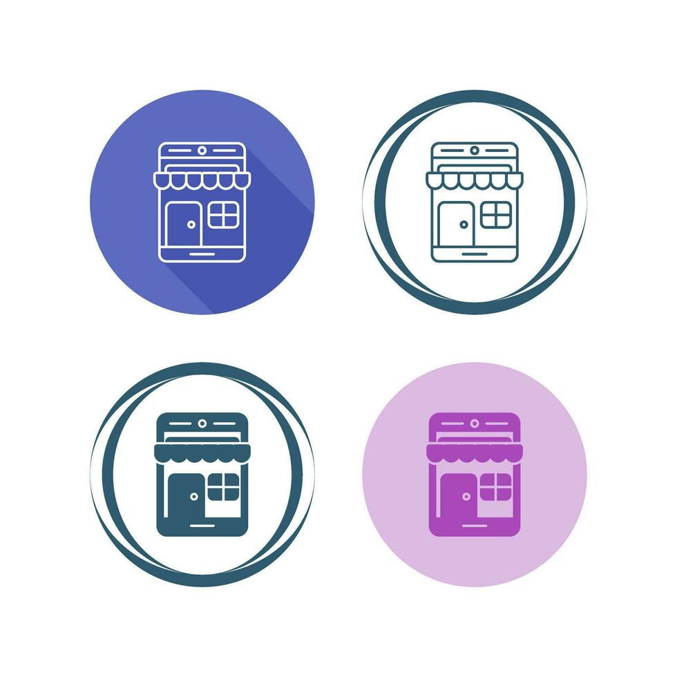 Online Shop Vector Icon