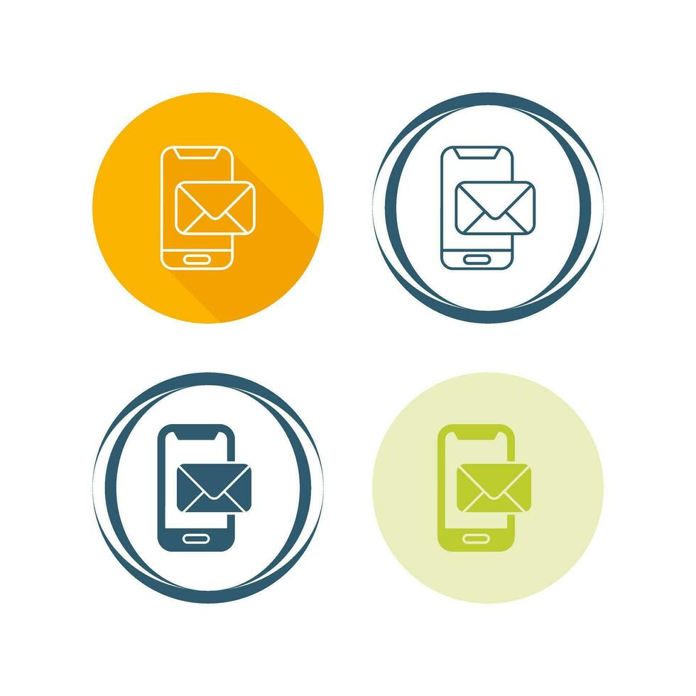 Phone Mail Vector Icon
