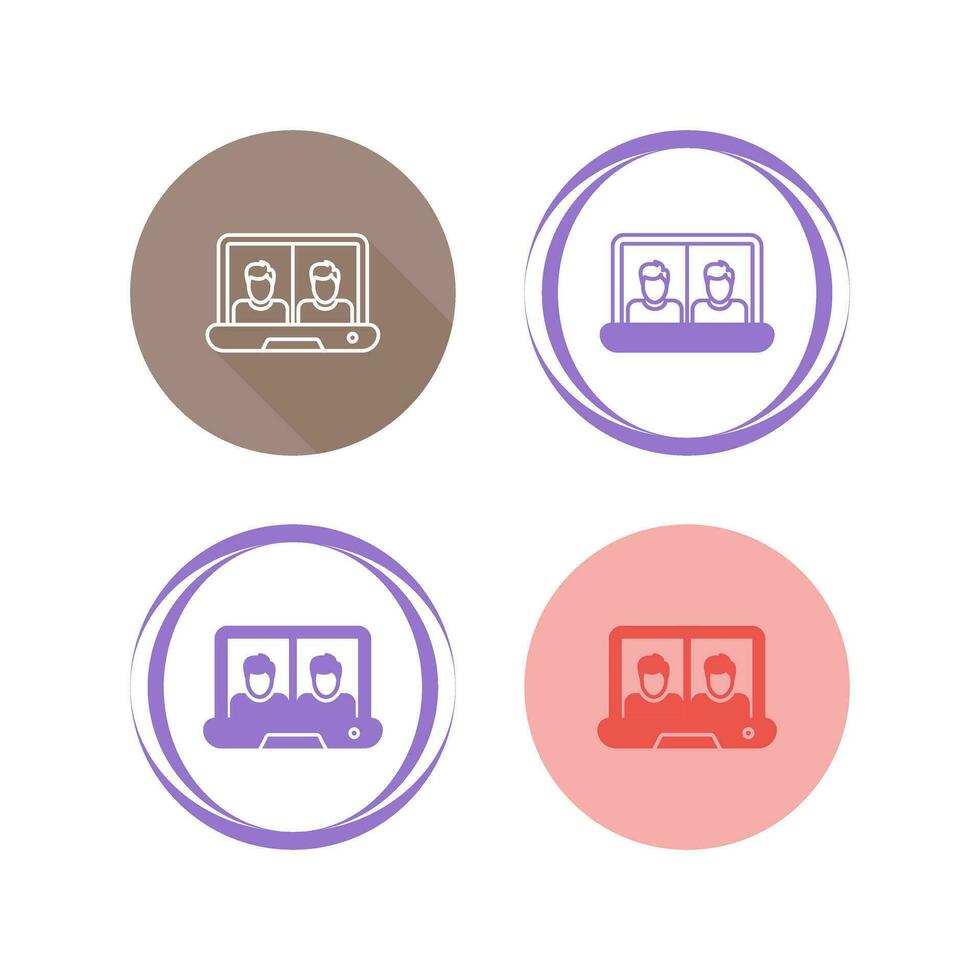 Online Class Vector Icon