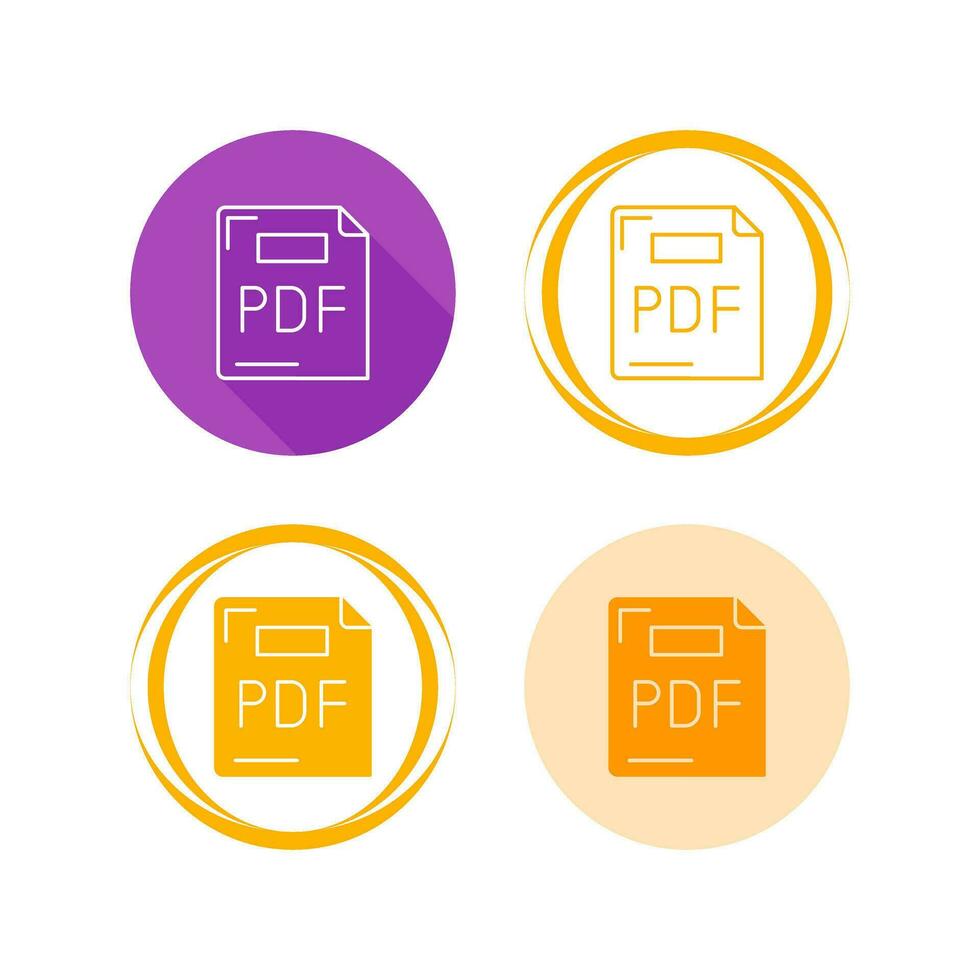 PDF Vector Icon