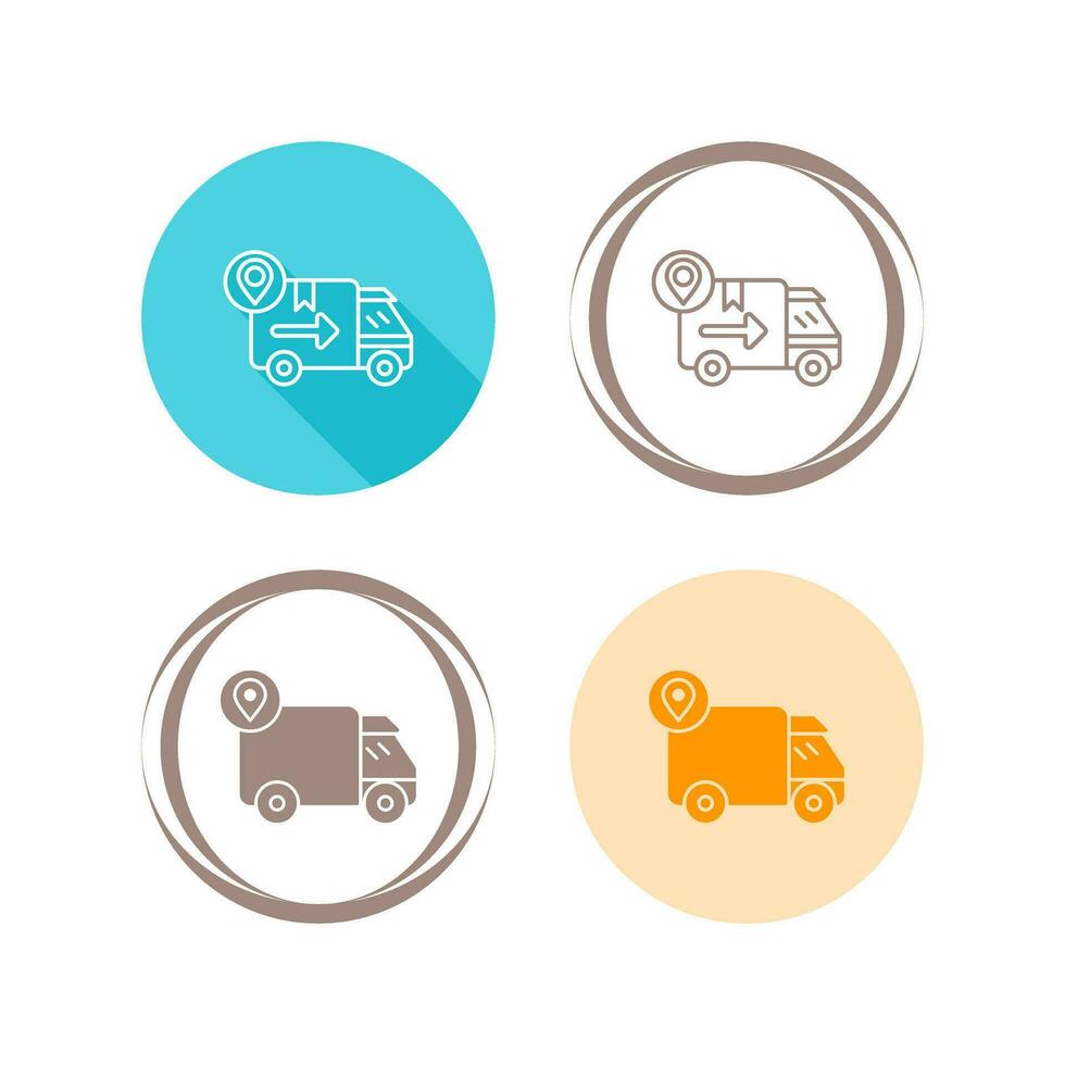 Shipping Van Vector Icon