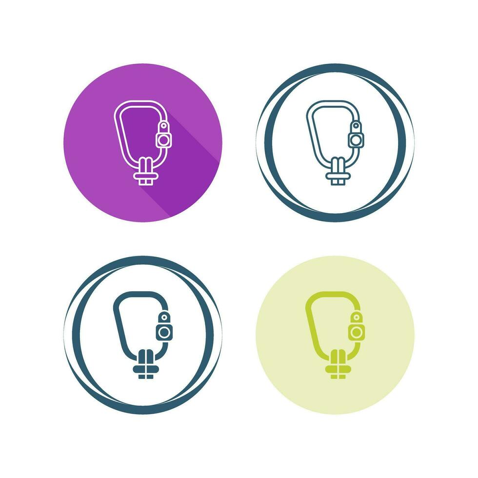 Carabiner Vector Icon