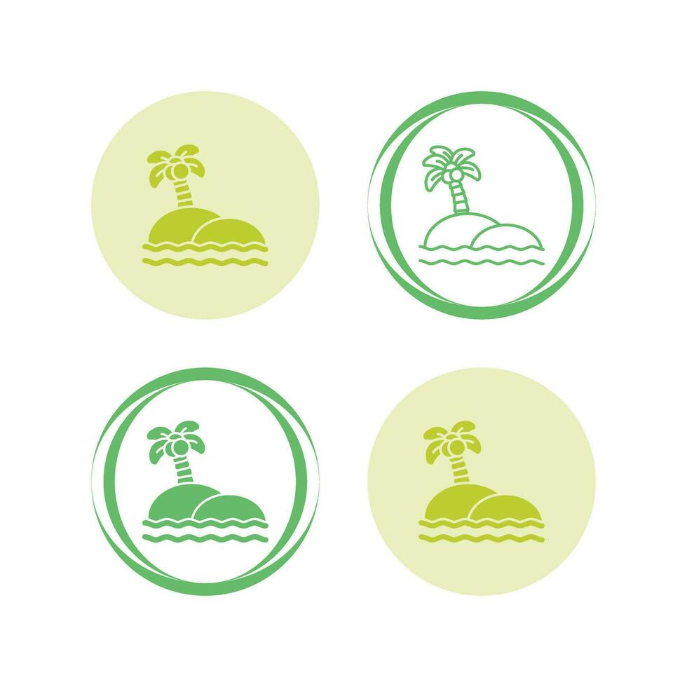 Island Vector Icon