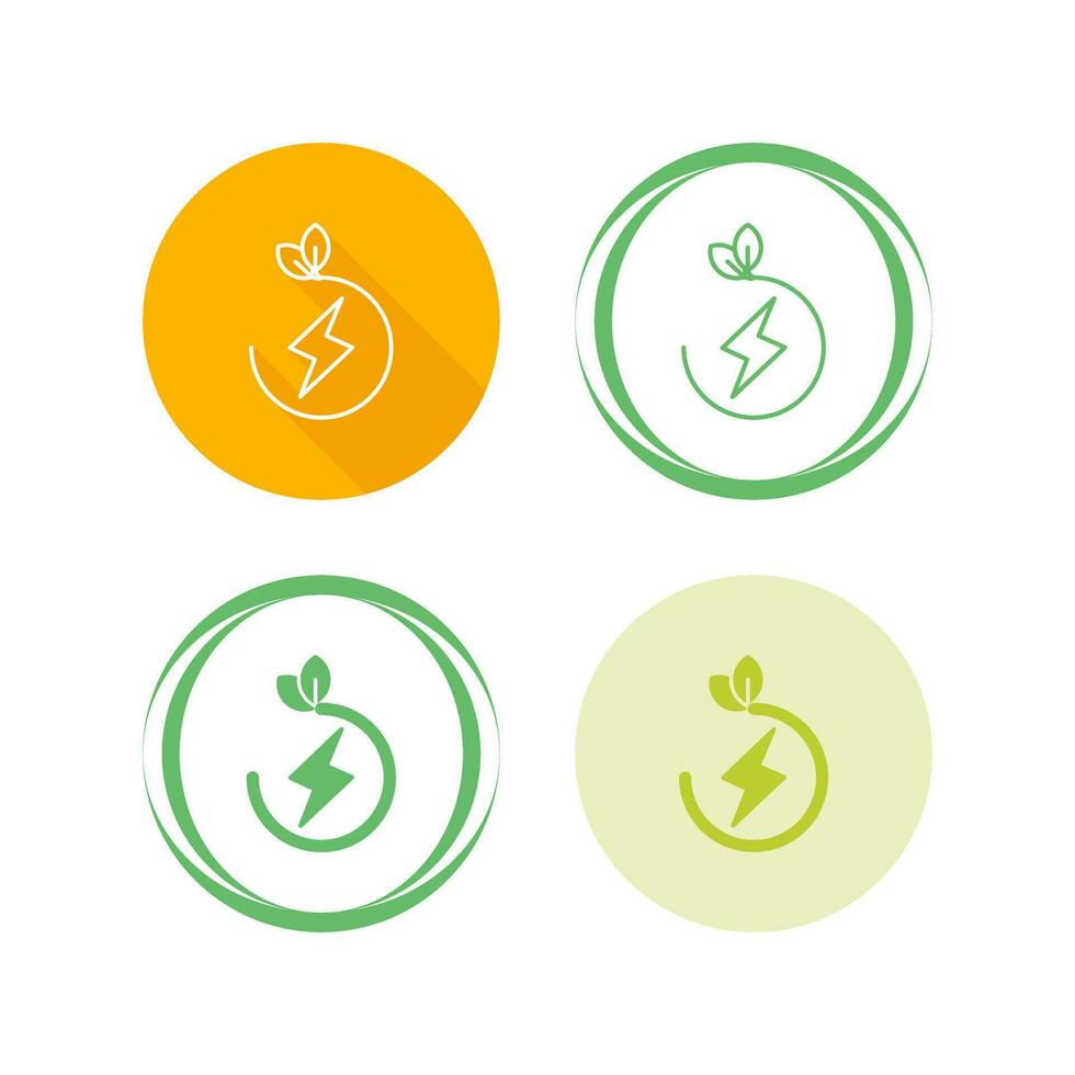 Eco Energy Vector Icon