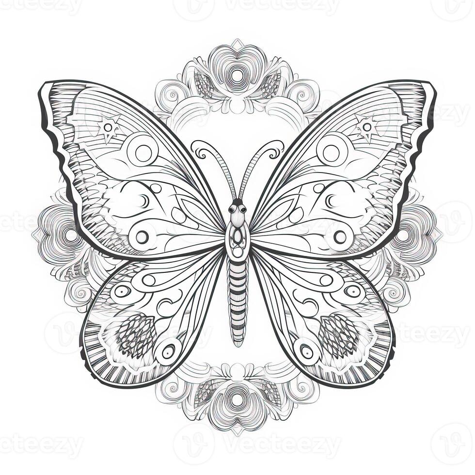 Adult Butterfly Coloring Pages - Adult Butterfly Coloring Pages Photo 