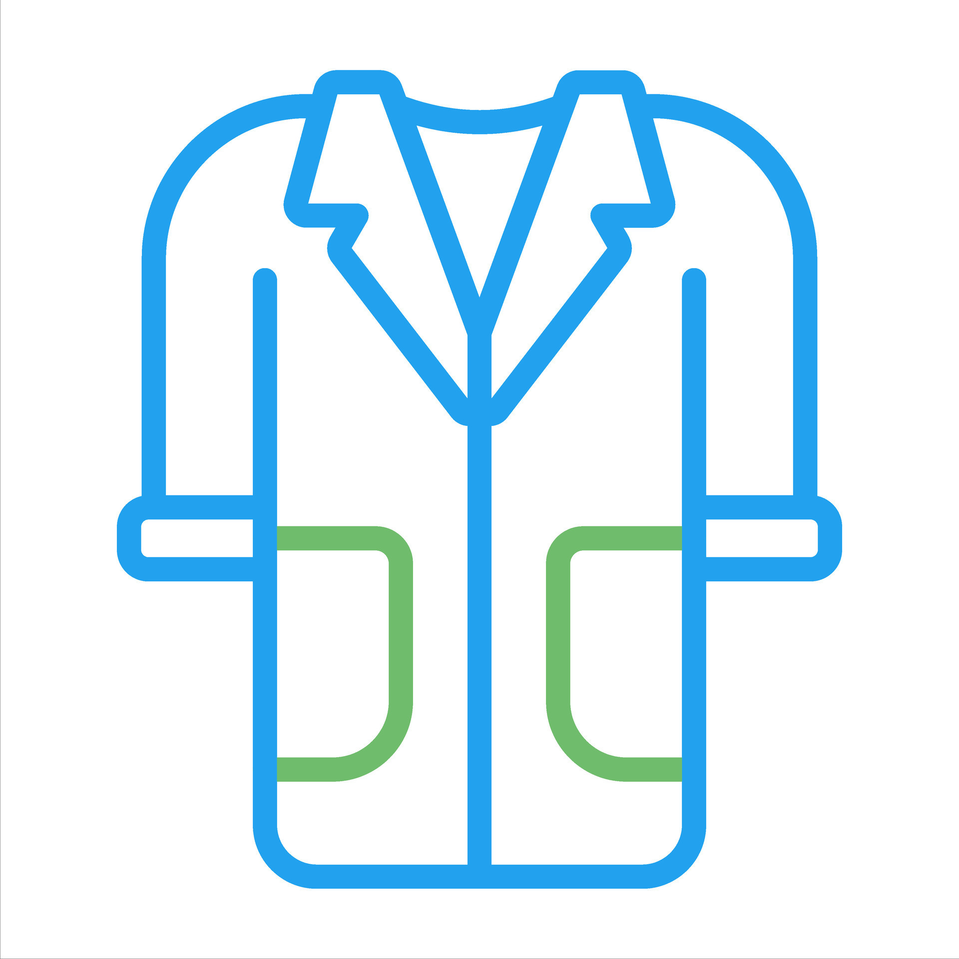 Lab Coat Vector Icon 26664622 Vector Art at Vecteezy