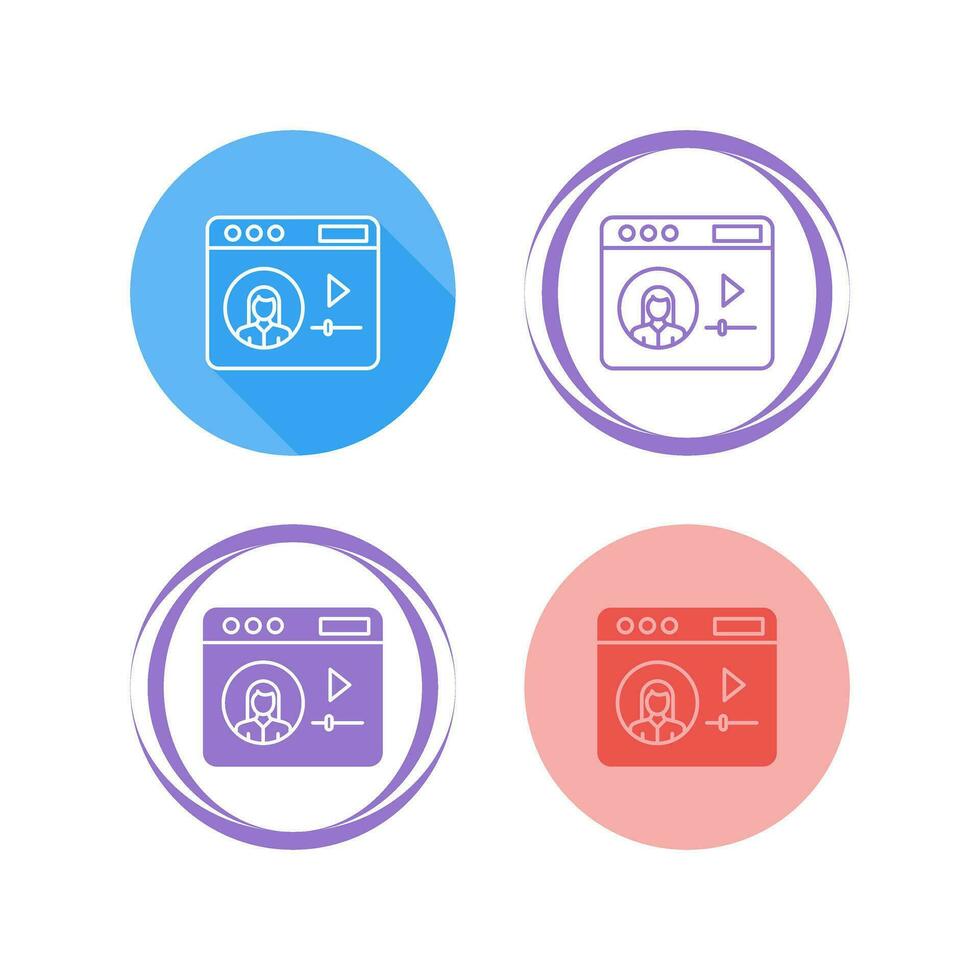 Video Tutorial Vector Icon