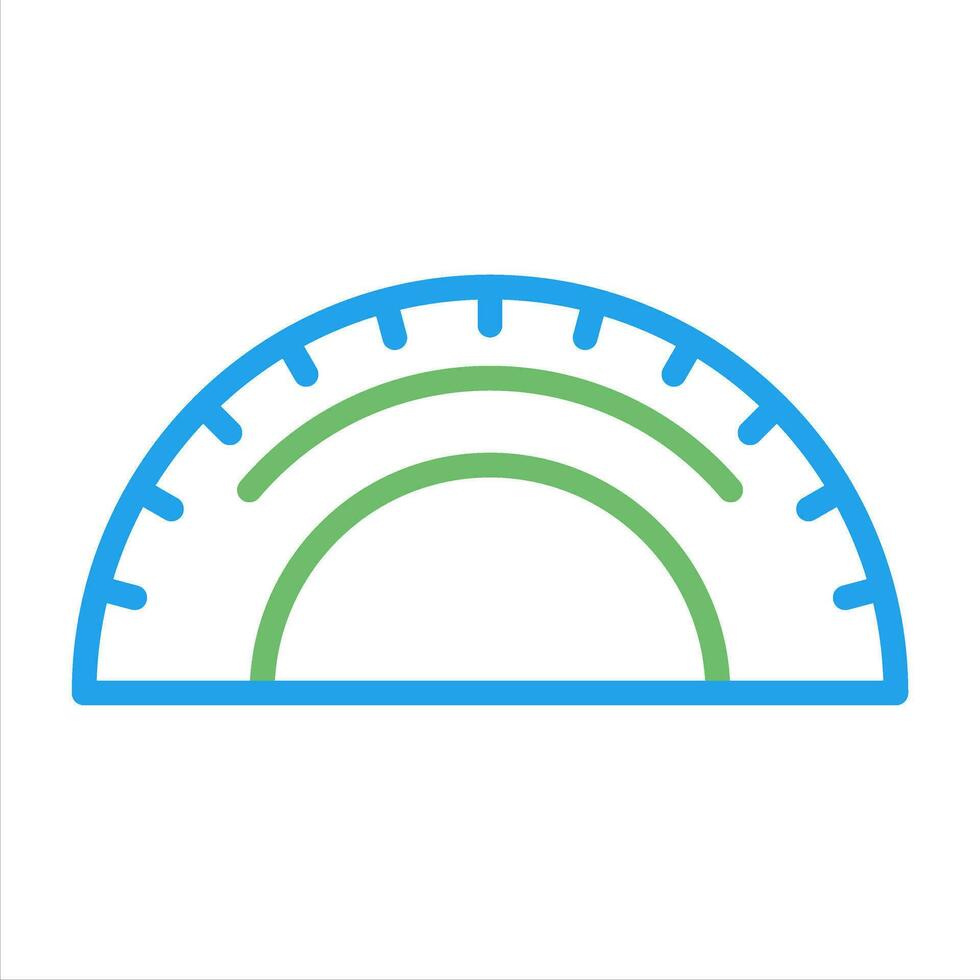 Protractor Vector Icon