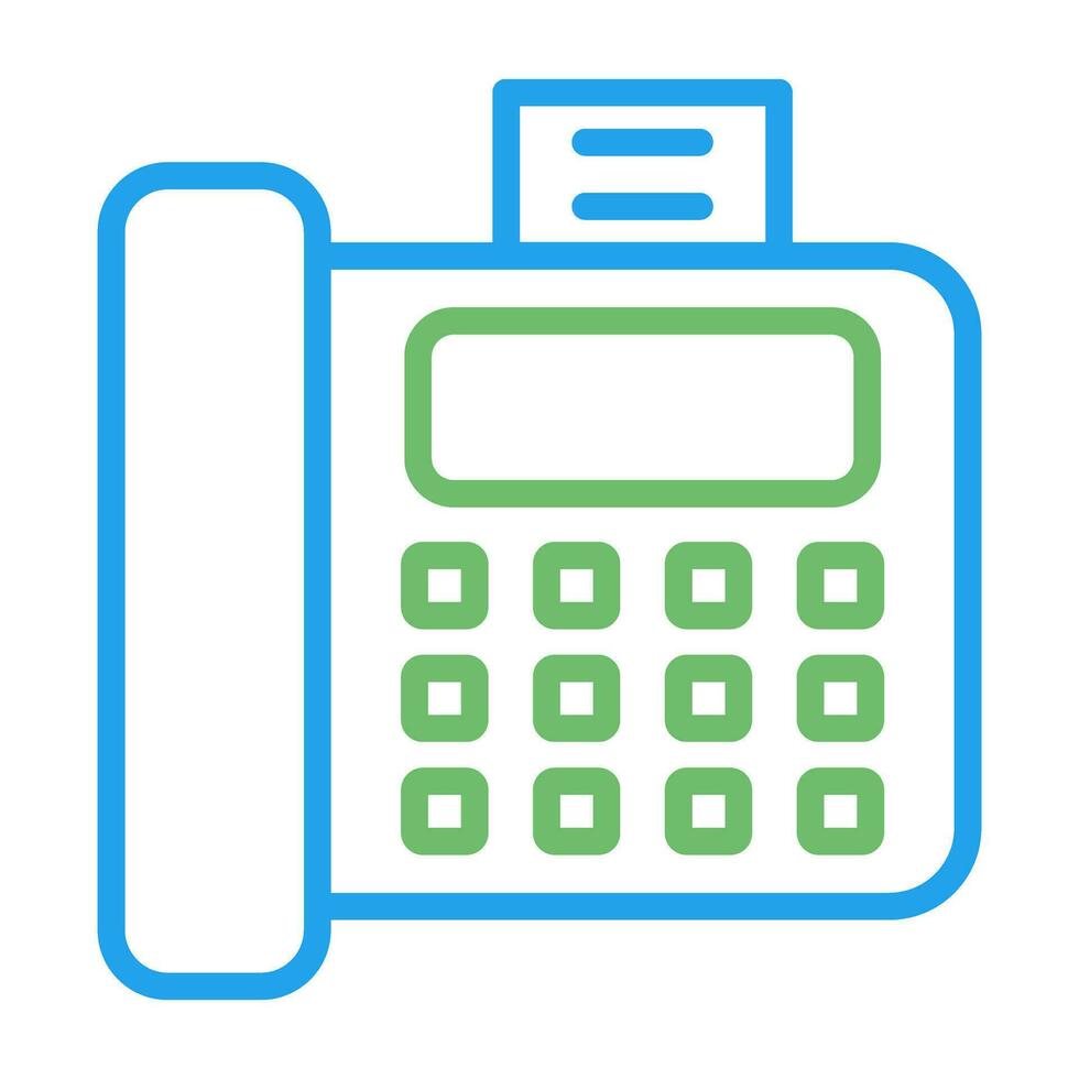 Fax Machine Vector Icon