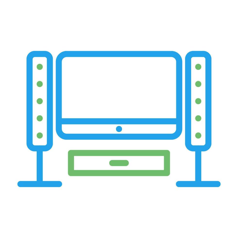 Home Theater System Vector Icon