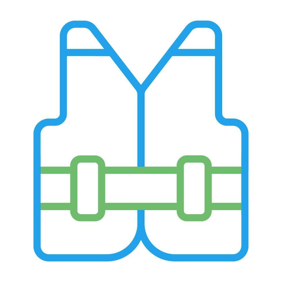 Reflective vest Vector Icon