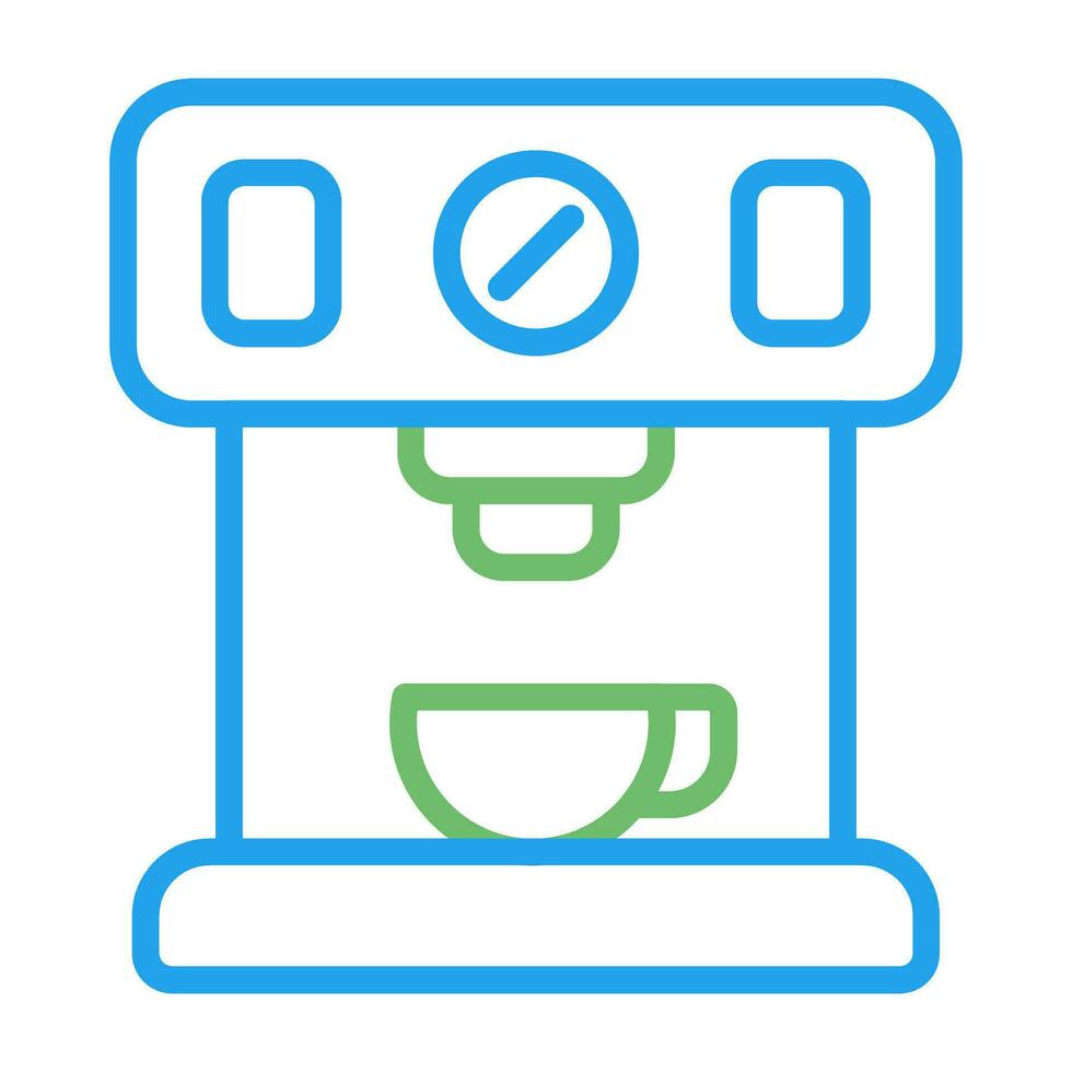 Coffee Maker with Wi-Fi Vector Icon