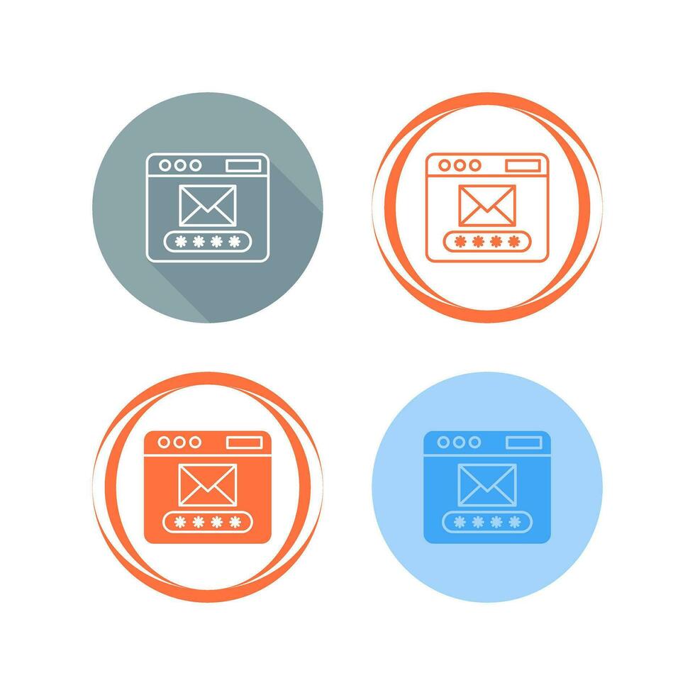 Mail Code Vector Icon