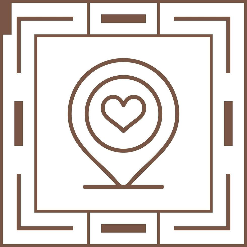 Love pin Vector Icon