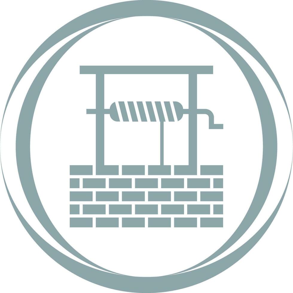 Water Well Vector Icon