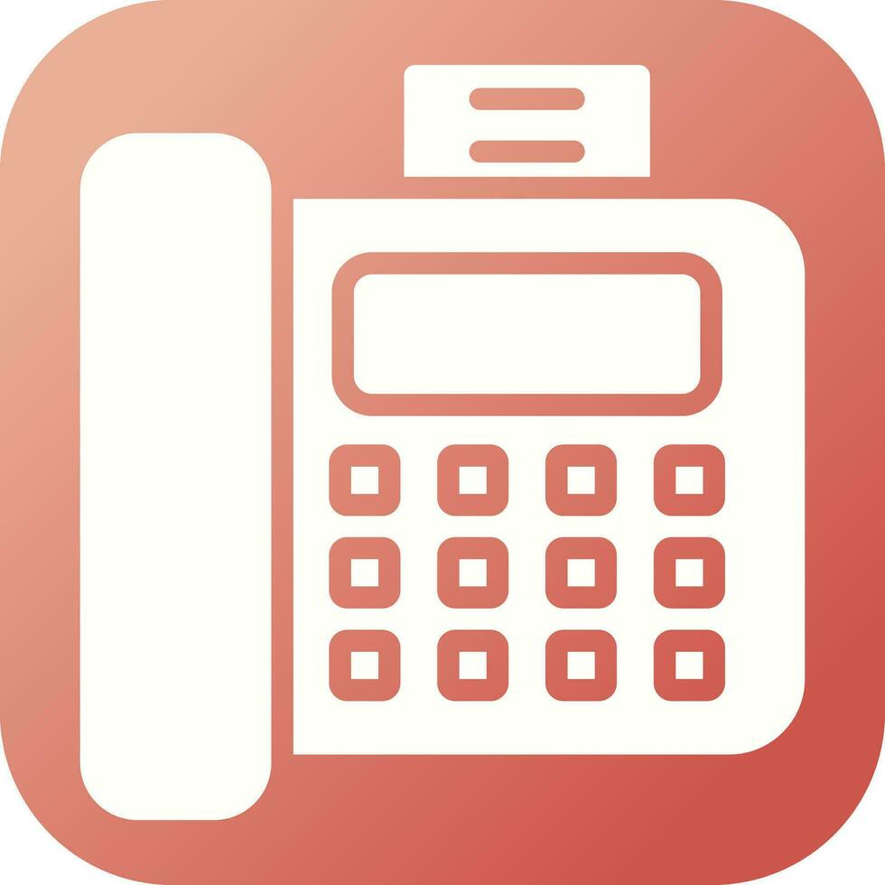 Fax Machine Vector Icon