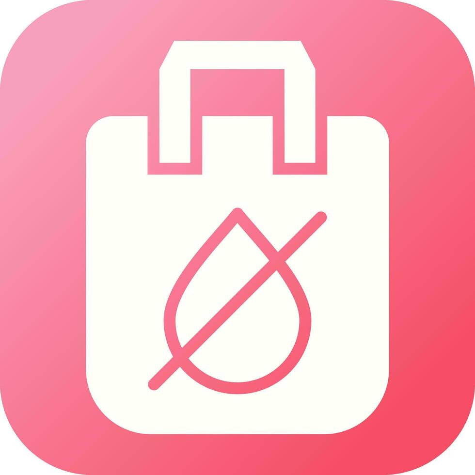 Waterproof bag Vector Icon