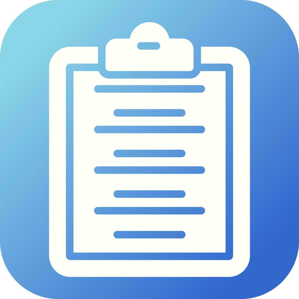 Writing Pad Vector Icon