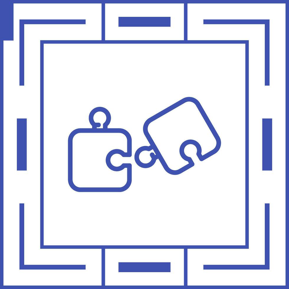 Jigsaw puzzle Vector Icon