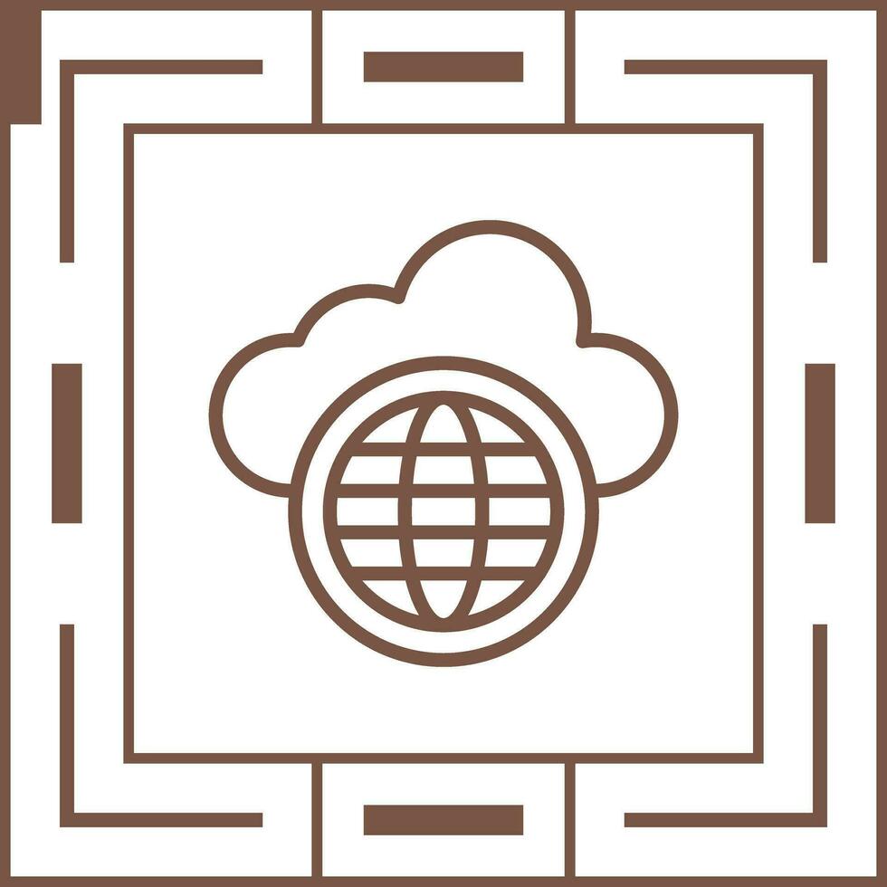 Cloud Network Vector Icon