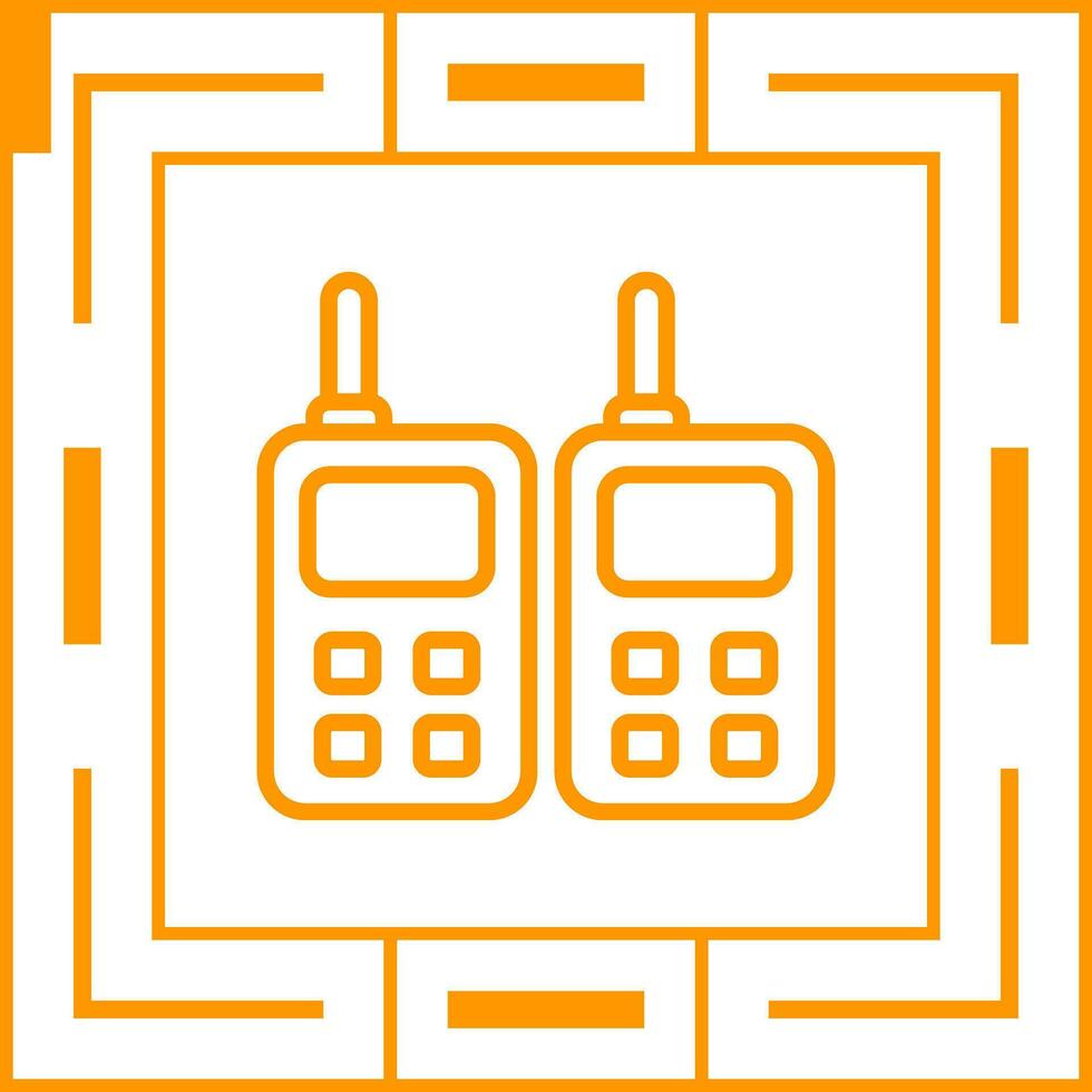 Two way Radio Vector Icon
