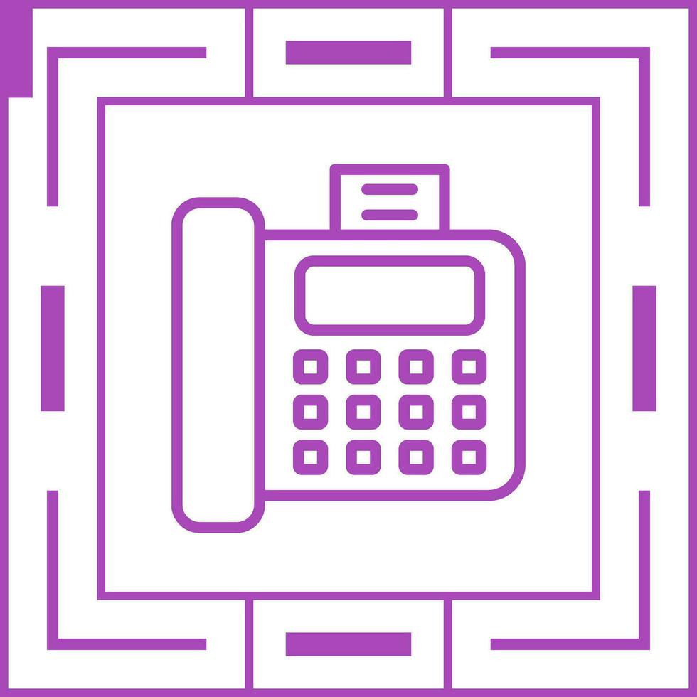 Fax Machine Vector Icon