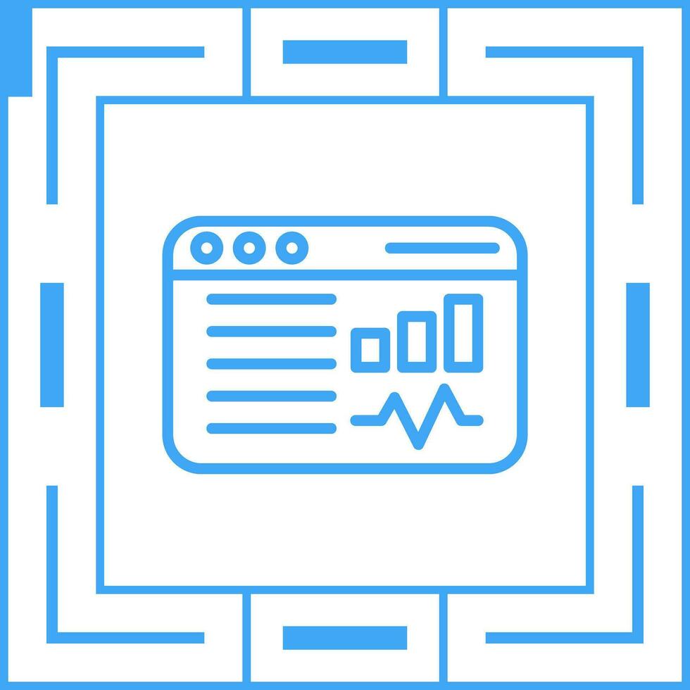 Social Media Analytics Vector Icon