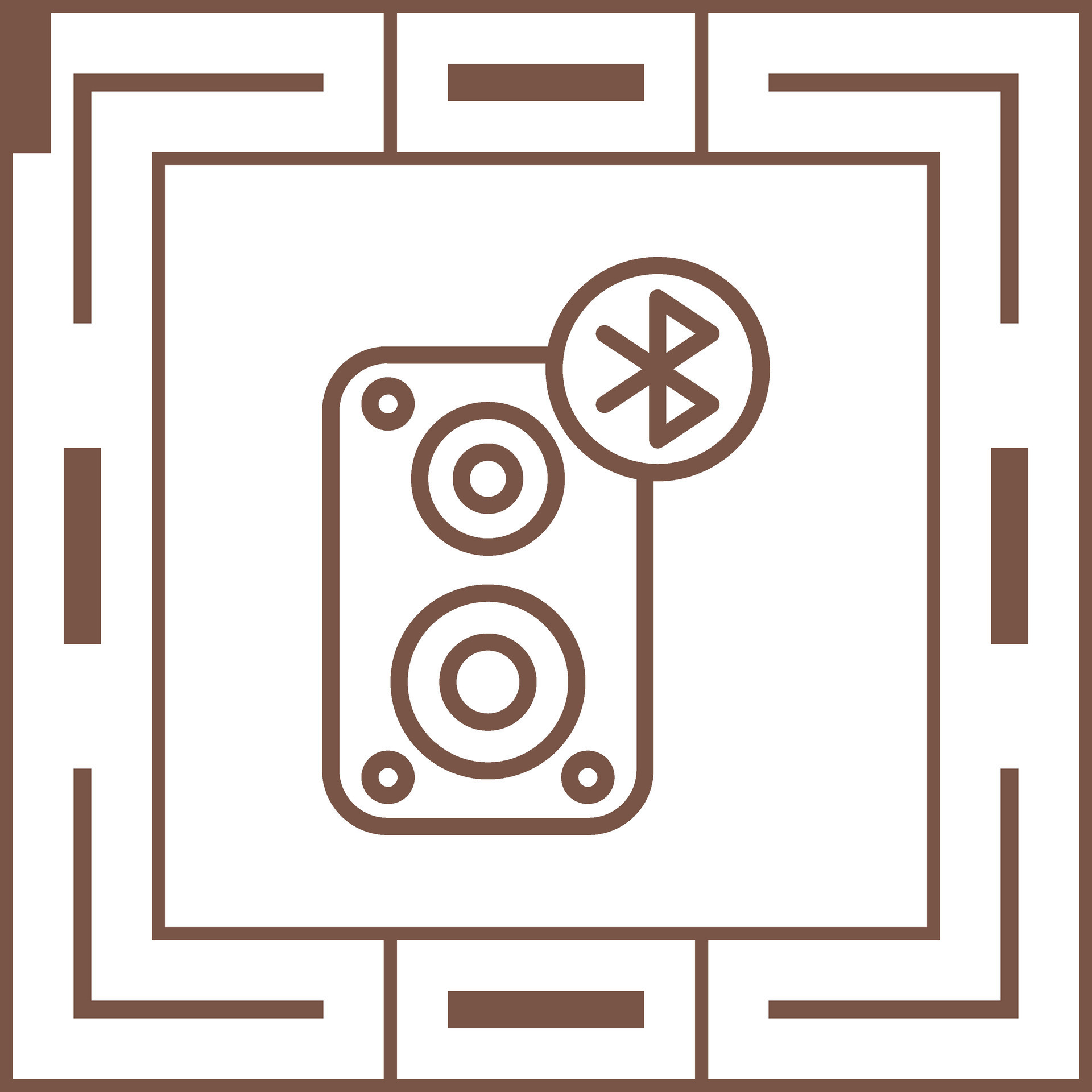 Portable Bluetooth Speaker Vector Icon 26667567 Vector Art at Vecteezy