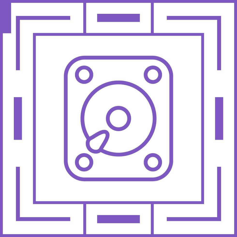 External Hard Drive Vector Icon