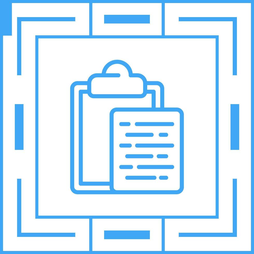 Document Paste Vector Icon