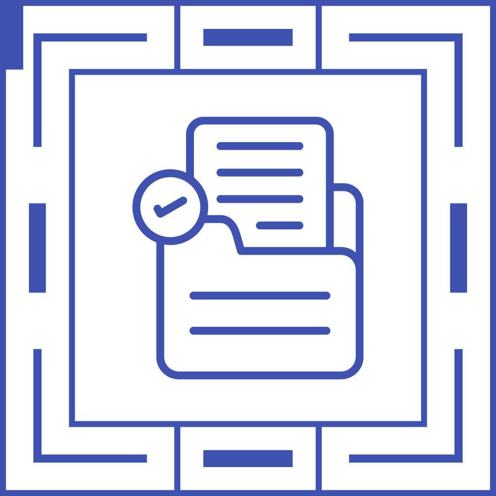 Document Check Vector Icon