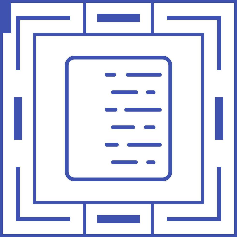 Document Align Right Vector Icon