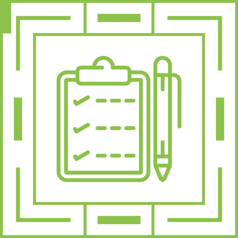 Notepad with pen Vector Icon