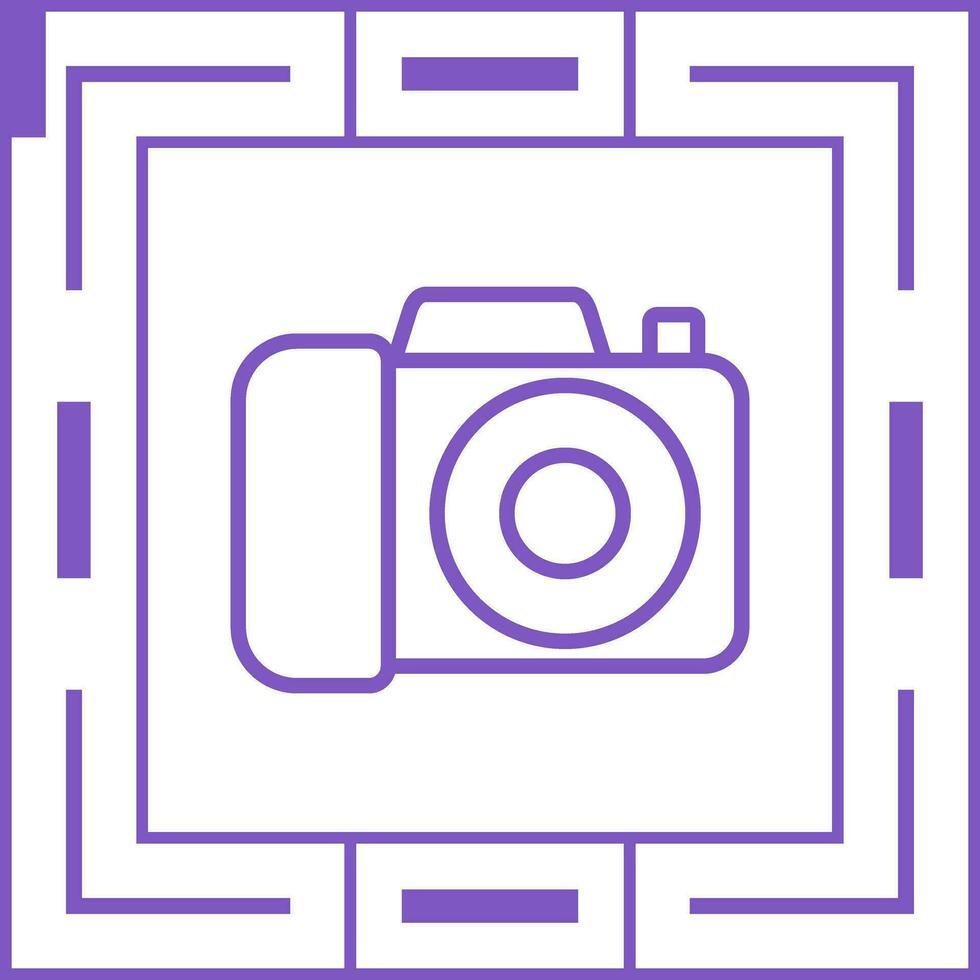 icono de vector de cámara dslr