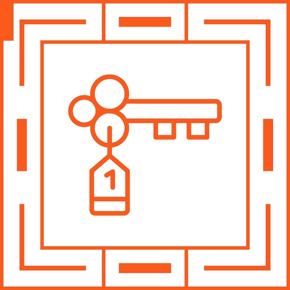 Door Key Vector Icon