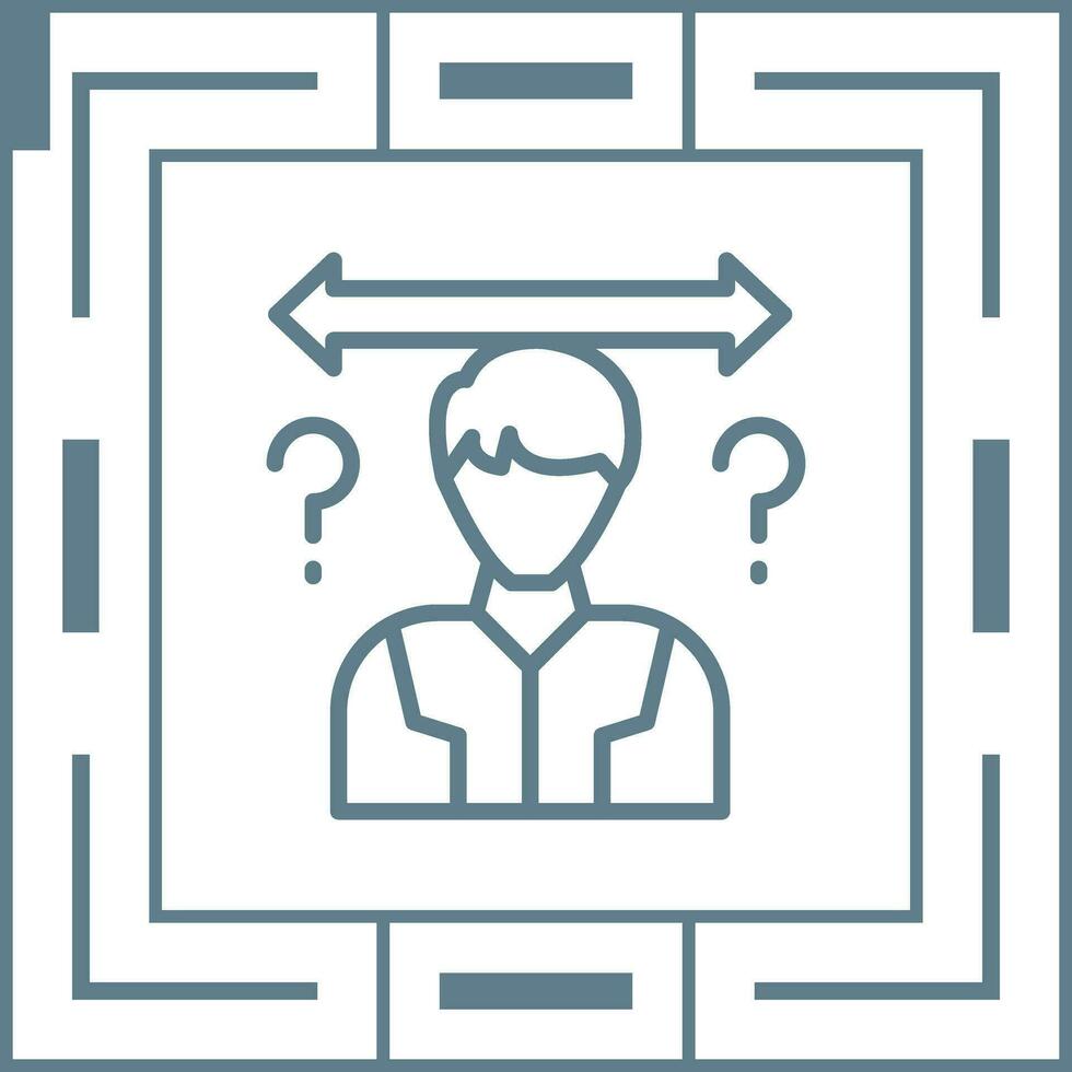 Uncertainty Vector Icon