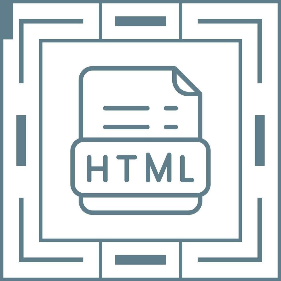 Html Vector Icon
