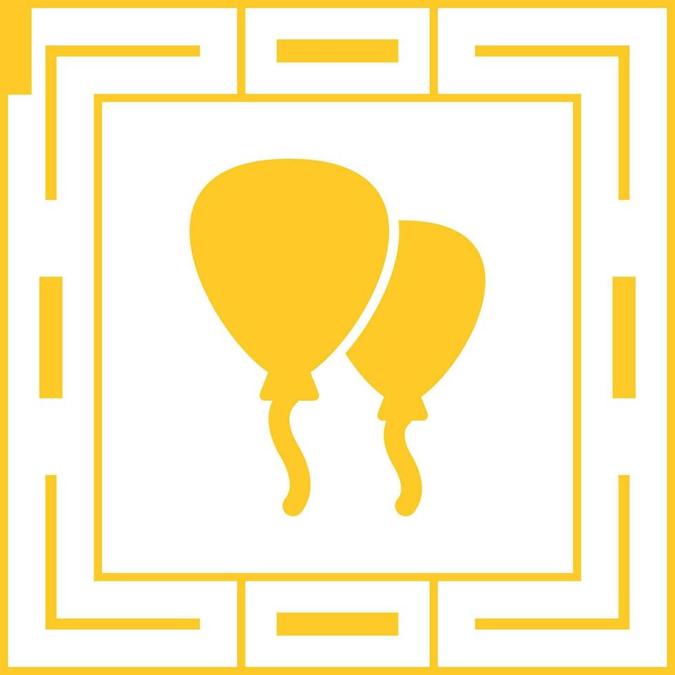 Red balloons Vector Icon