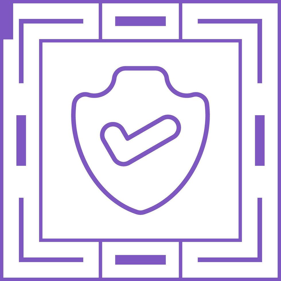 Sheild Check Vector Icon