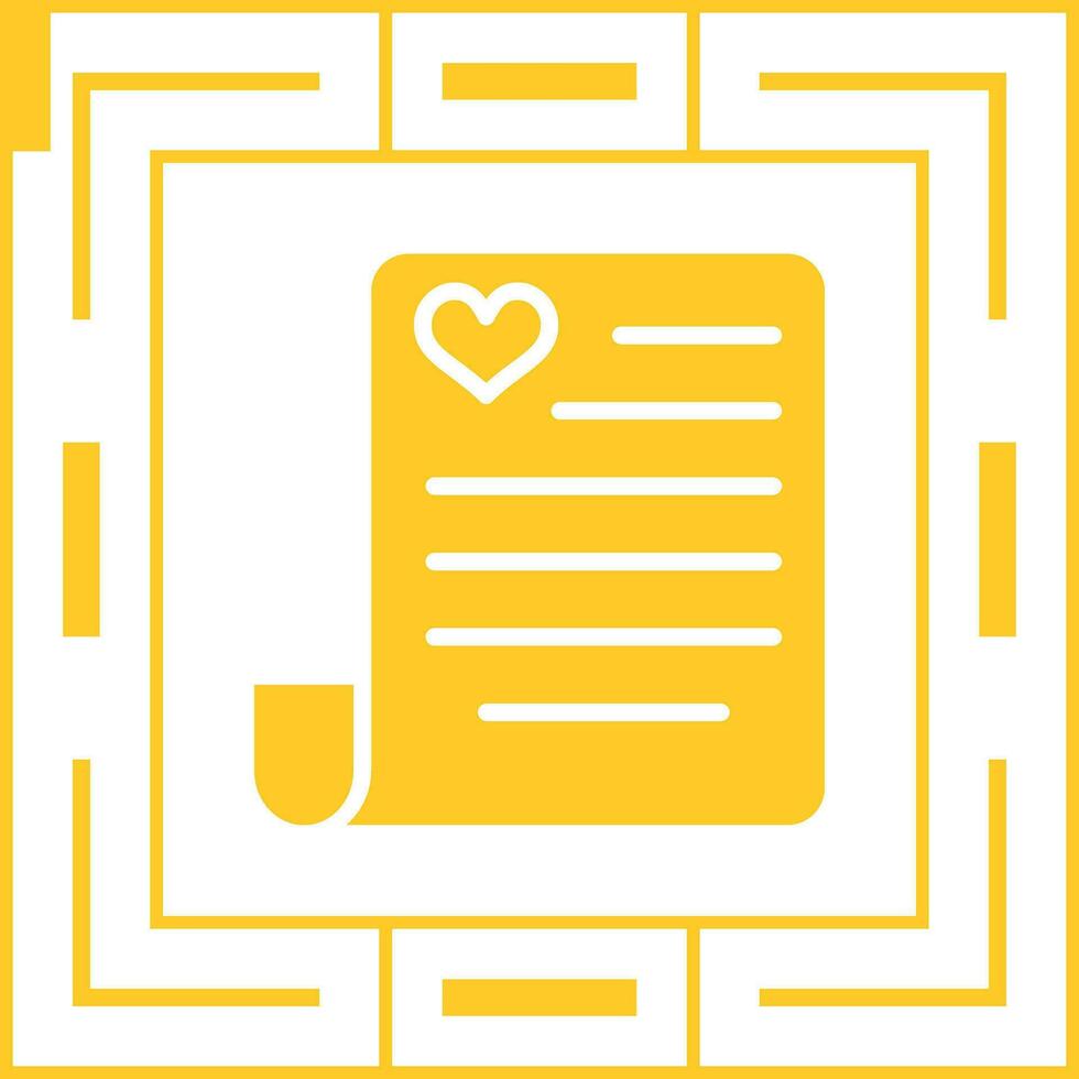 Love poem Vector Icon