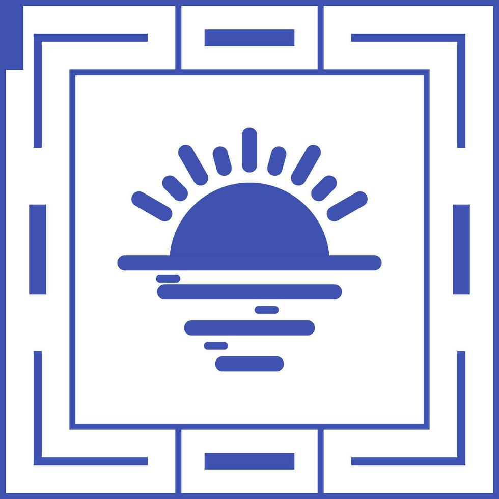 Sunset Vector Icon
