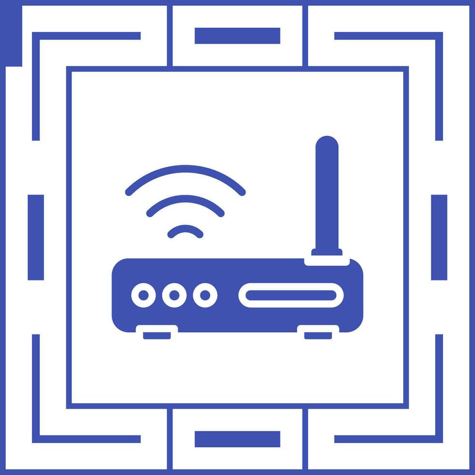 Wi-Fi Router Vector Icon