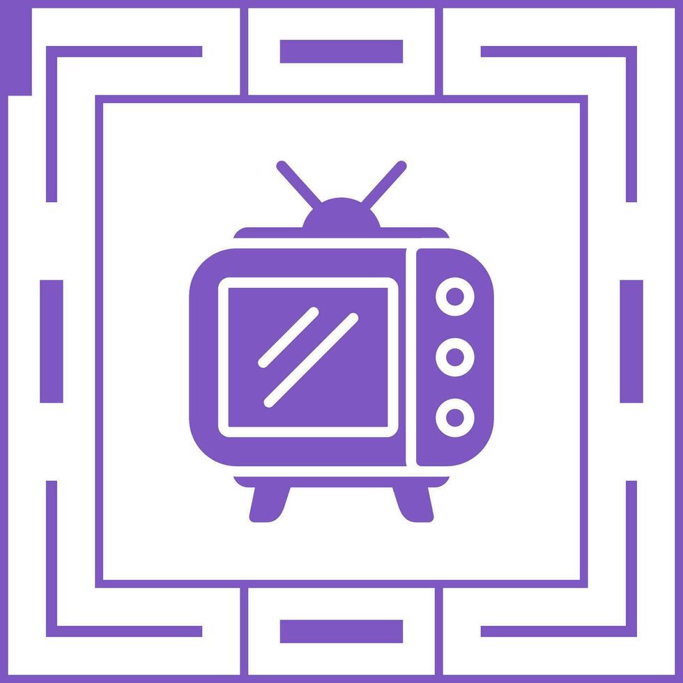 icono de vector de television