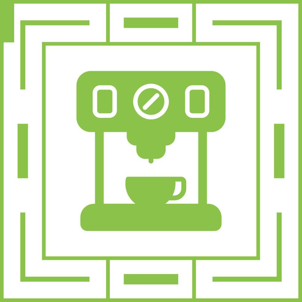 Coffee Maker with Wi-Fi Vector Icon