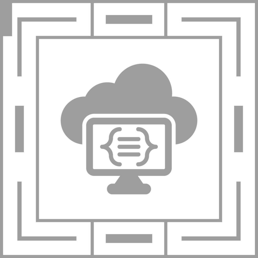 Serverless Computing Vector Icon
